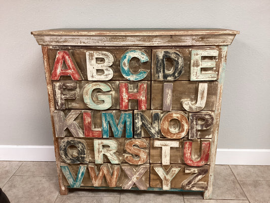 Alphabet Chest  Dresser